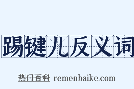 踢键儿反义词是什么意思的图片